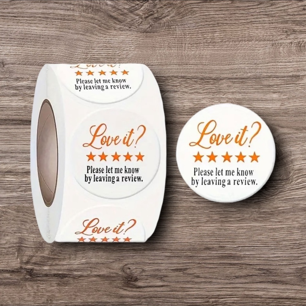 Please Leave A Review Adhesive Sticker